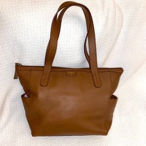 Fossil Pebbled Tote 🤎